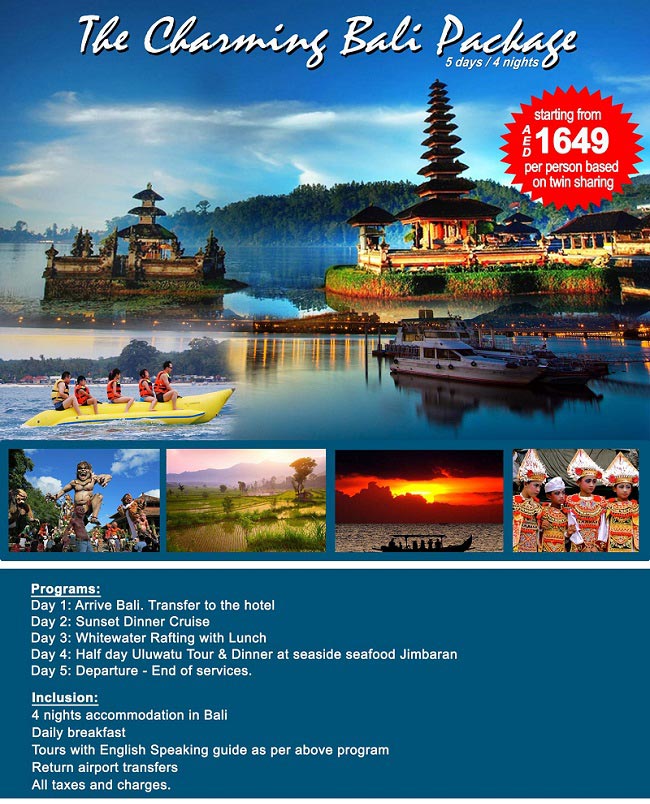 bali tourism packages